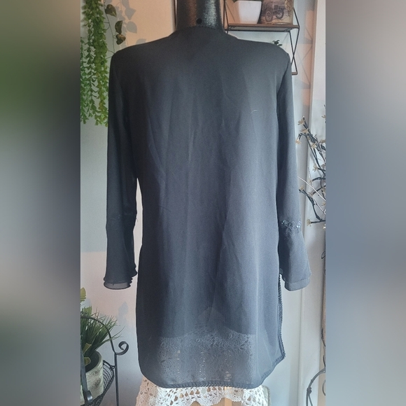 Original Anthony Black Blouse M - Picture 6 of 8